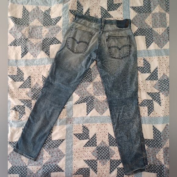 A Levi's 511 Rare Black R Tab Slim Straight Leg Denim Jeans - Picture 3 of 16